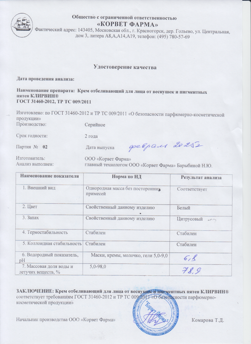 Паспорт №02202502